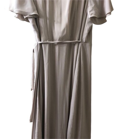 Show Me Your MuMu Noelle Wrap Maxi Dress Sz M - Picture 7 of 10